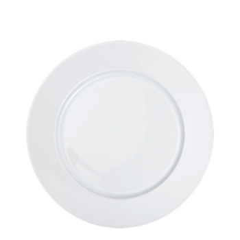 Lot de 25 grandes assiettes blanches