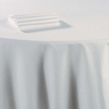 Nappe 210x600cm pour table ovale avec rallonge