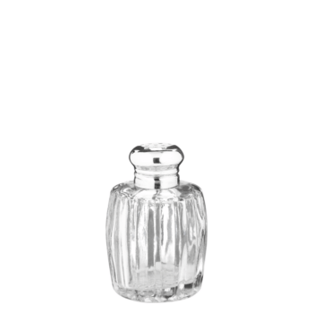 Salière et poivrière en verre (sans sel et poivre)