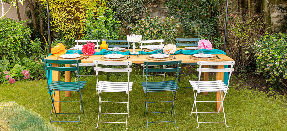 Garden party champêtre : inspirations déco et mobilier pour un déjeuner sur l’herbe réussi