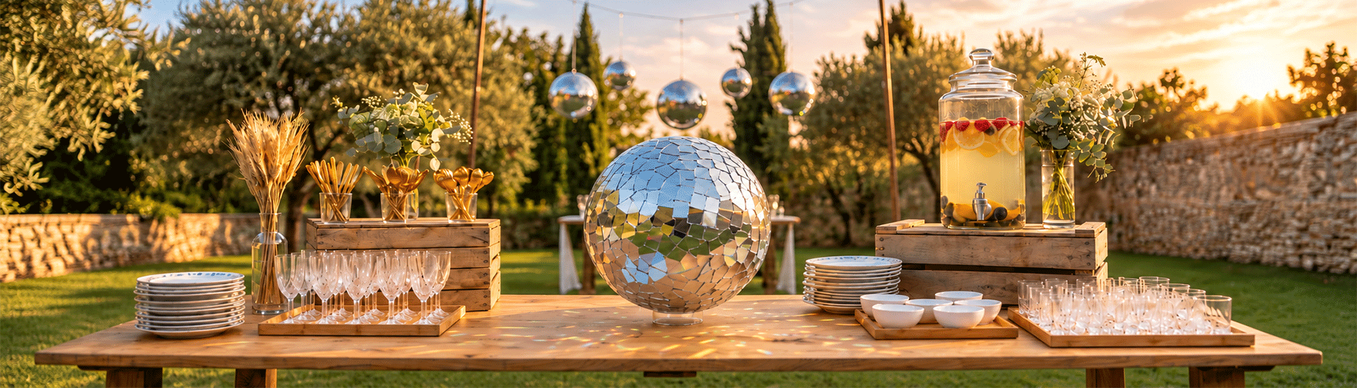 La boule disco mis en scène