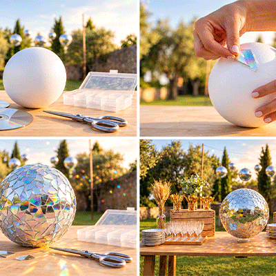 Image de du DIY de la boule disco